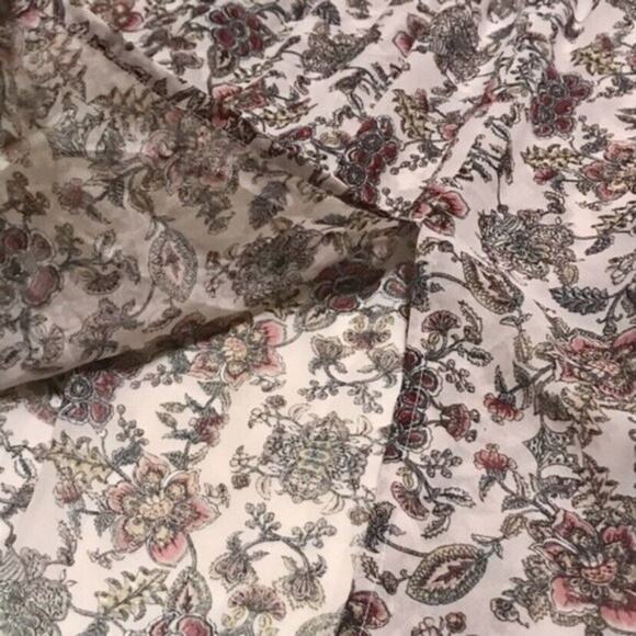 FOREVER 21 Contemporary Boho Floral Off Shoulder 3/4 Bell Sleeve Top Sz S EUC - Picture 7 of 7